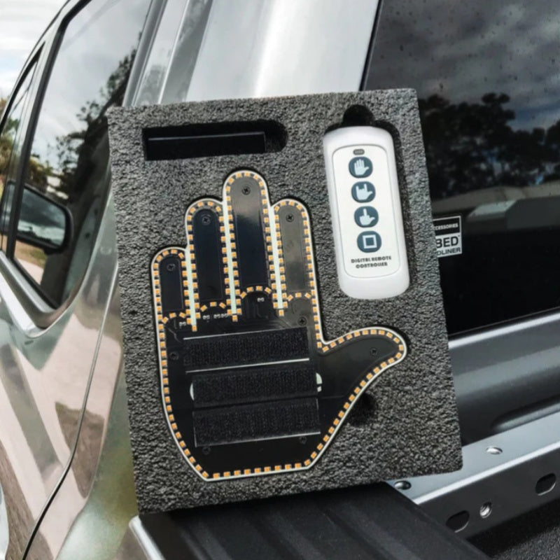 Remote Road Rage Gesture Lamp