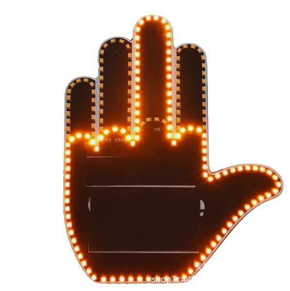 Remote Road Rage Gesture Lamp