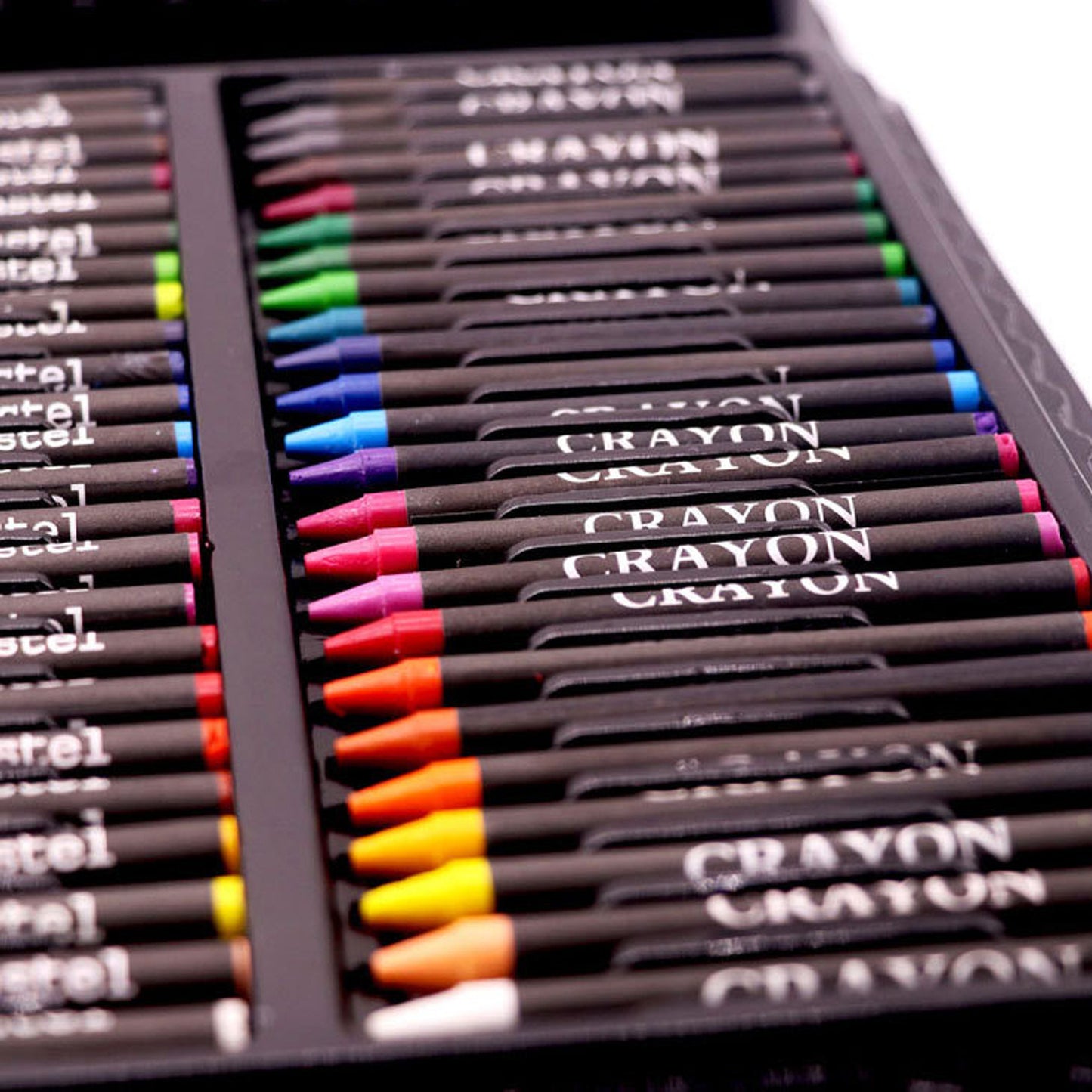 All-in-One Art Supplies Kit – Paintbrushes, Oil Pastels, and Watercolor Pens