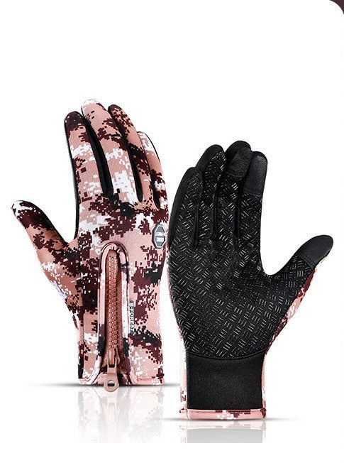 Thermal Sports Gloves – Fleece-Lined, Waterproof & Touch-Enabled