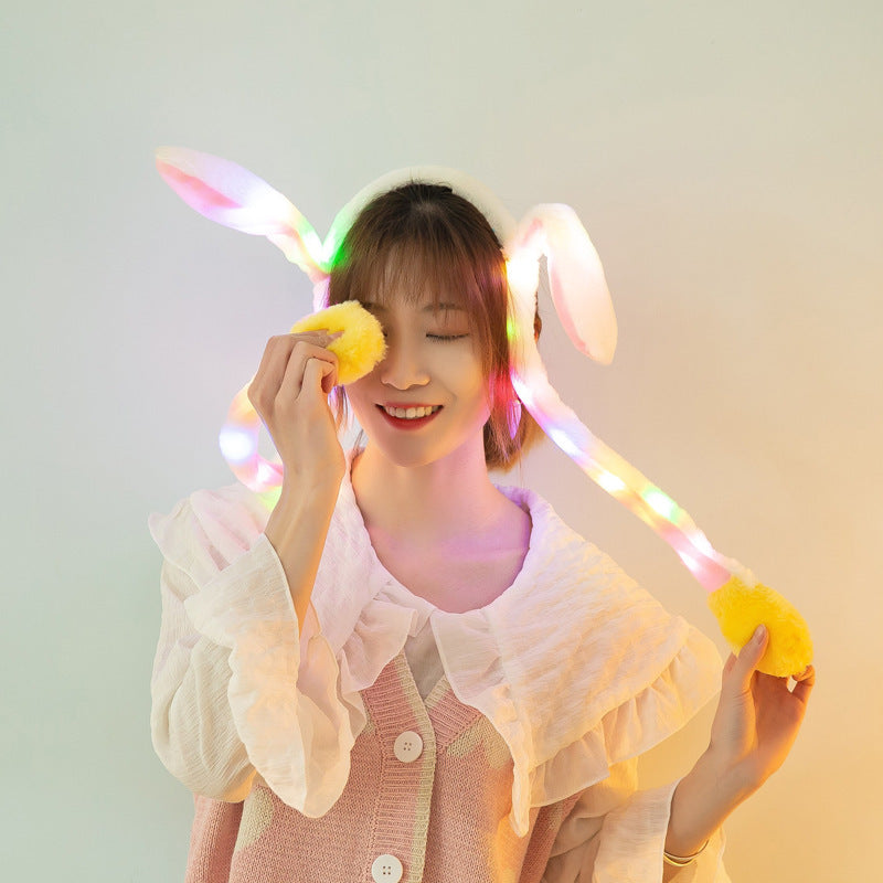Cute Rabbit Ear Plush Headband – Soft & Adorable Accessory