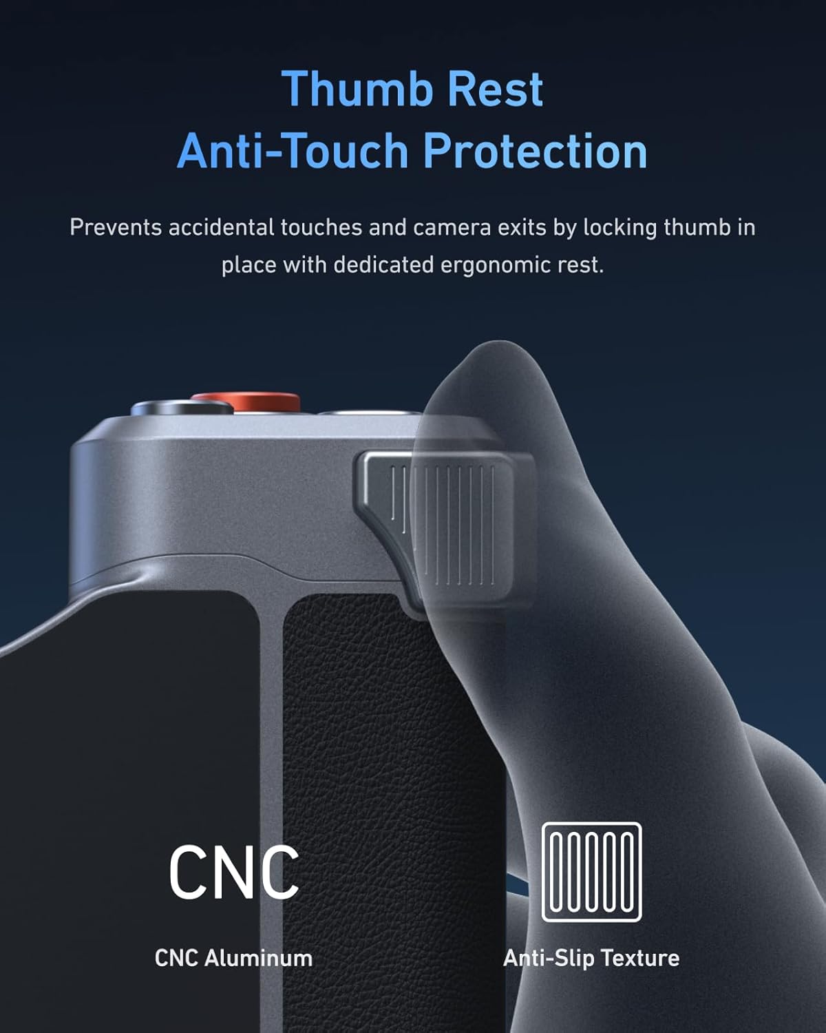 SmartGrip Pro Max – Magnetic Camera Handle & Remote
