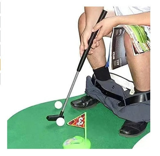Mini Toilet Golf Set – Fun Leisure Sports Toy