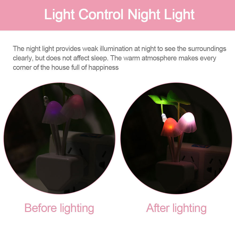 Color-Changing Mushroom LED Lamp
