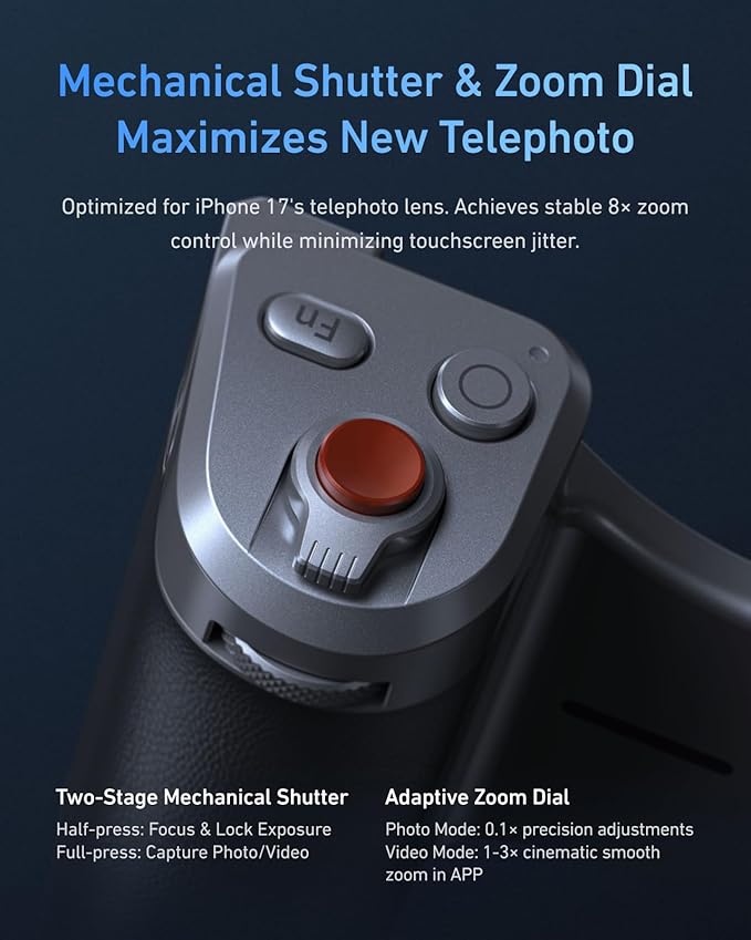 SmartGrip Pro Max – Magnetic Camera Handle & Remote