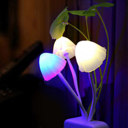 Color-Changing Mushroom LED Lamp