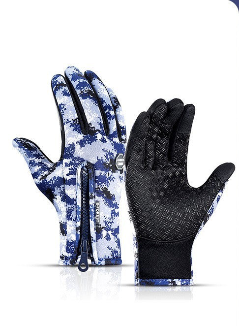 Thermal Sports Gloves – Fleece-Lined, Waterproof & Touch-Enabled
