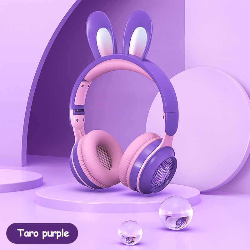 Cute & Bright Rabbit Ear Wireless Headphones