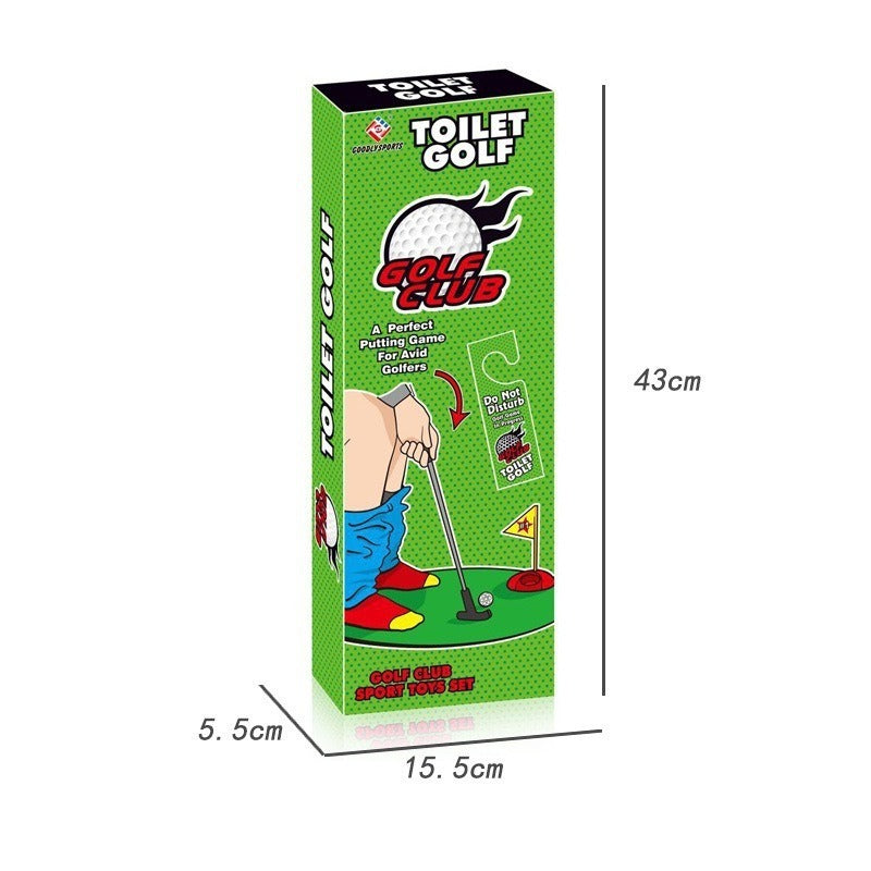 Mini Toilet Golf Set – Fun Leisure Sports Toy
