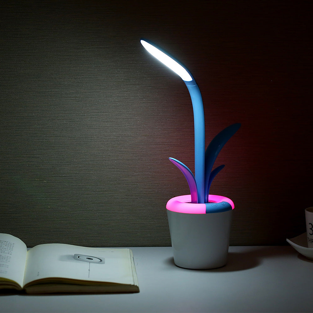 Modern Plant-Shaped LED Desk Lamp