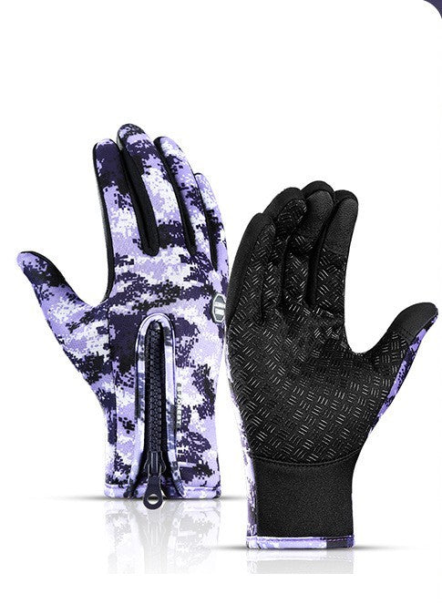 Thermal Sports Gloves – Fleece-Lined, Waterproof & Touch-Enabled