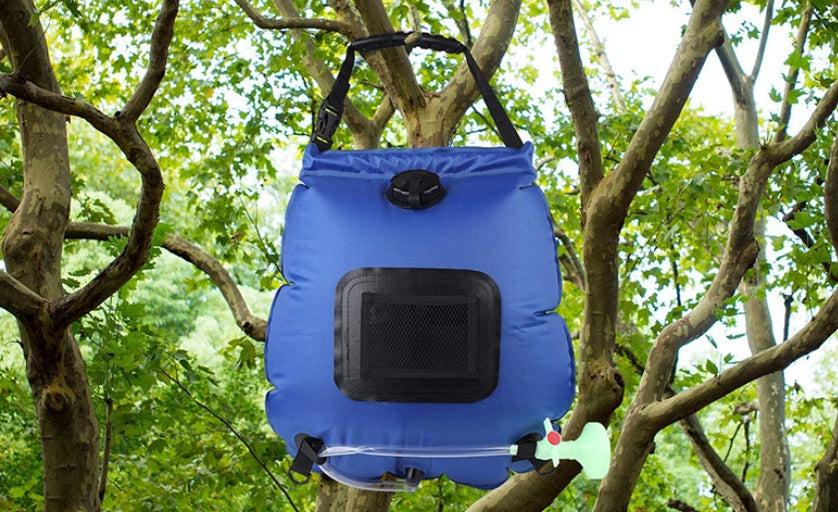 Solar-Powered Outdoor Bath Water Bag – 20L Portable Camping Shower