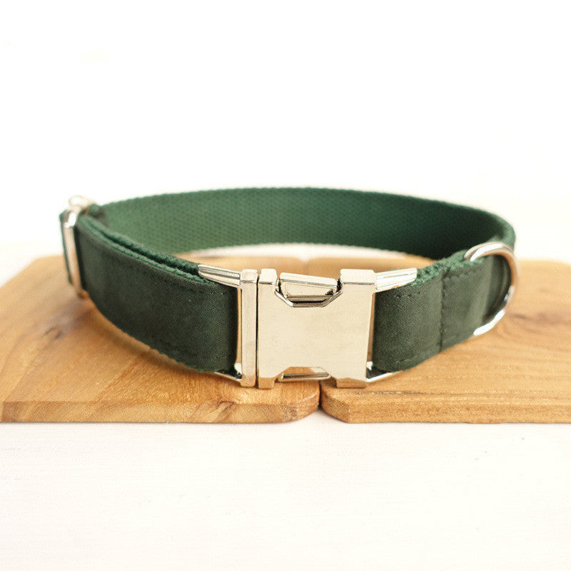 Stylish Pet Collar & Bow Tie With Leash
