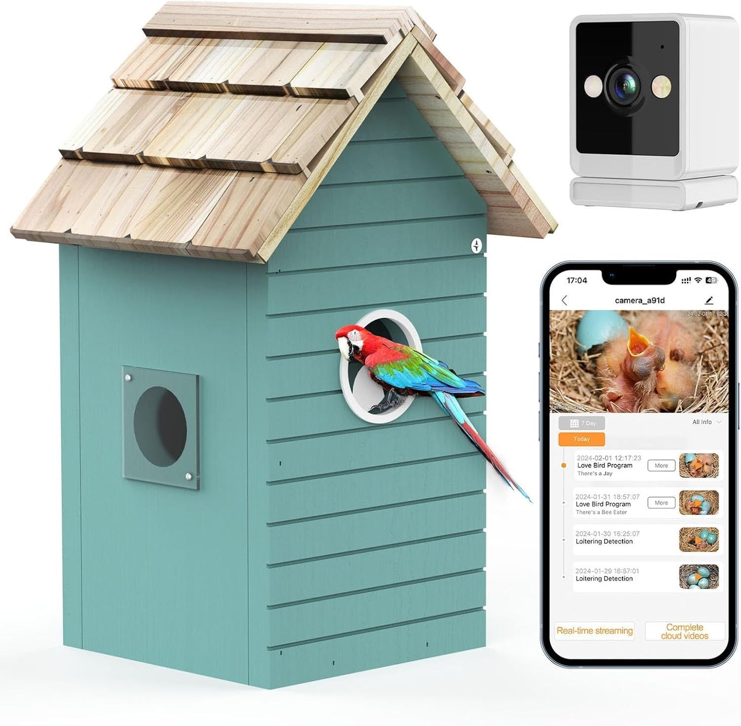 Smart Birdhouse Feeder with Camera