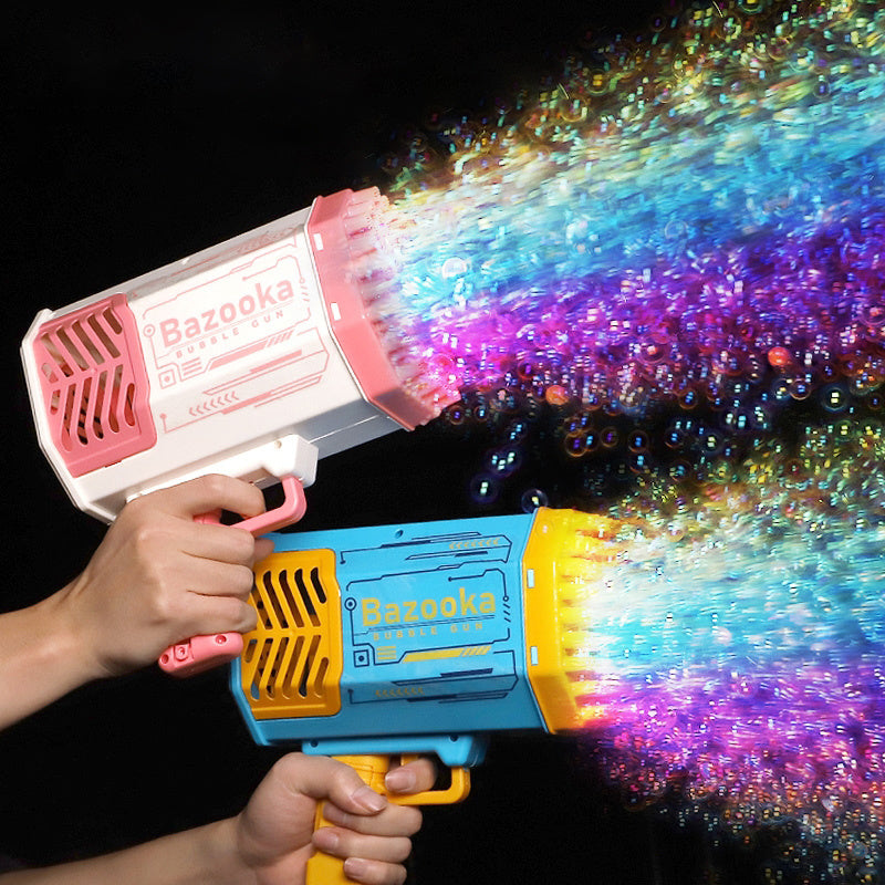 Rocket Bubble Blaster – 69-Hole Automatic Soap Bubble Machine