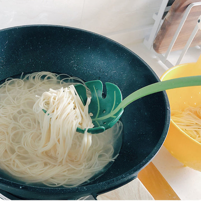 Spaghetti Serving Spoon with Built-In Strainer