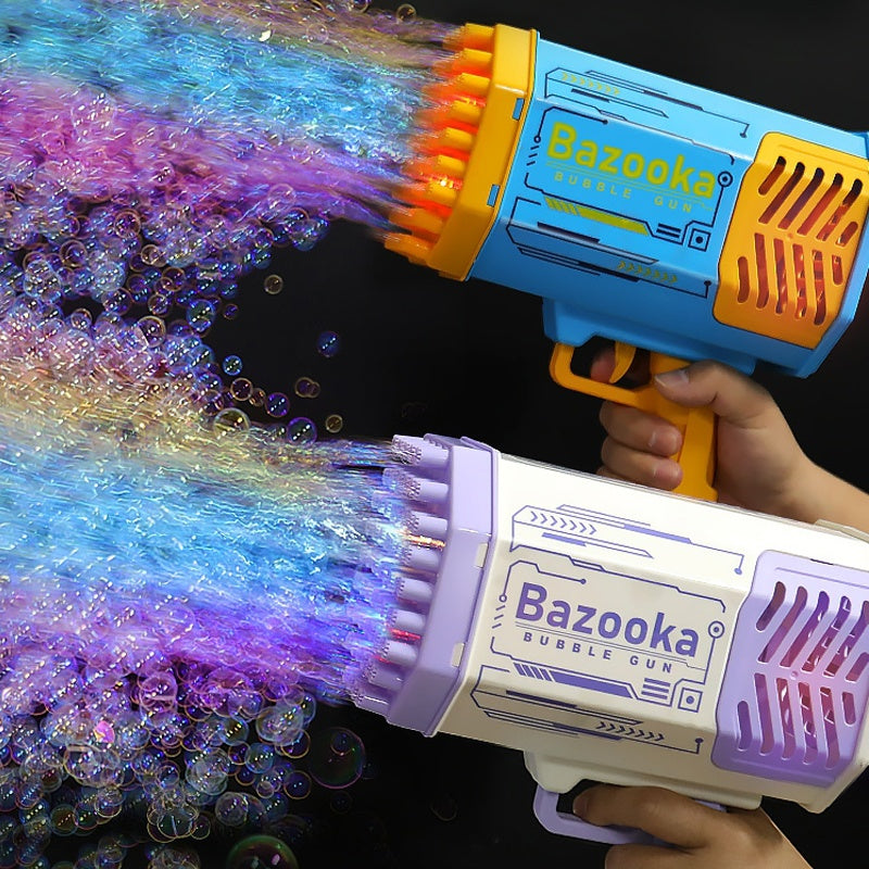 Rocket Bubble Blaster – 69-Hole Automatic Soap Bubble Machine
