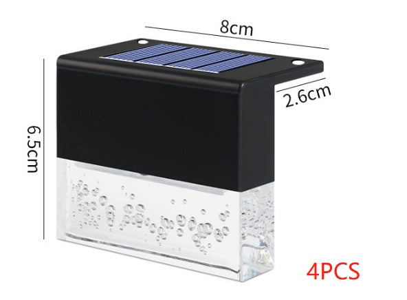 Waterproof New RGB LED Solar Fence Light
