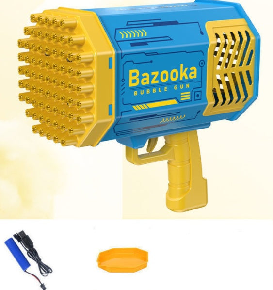 Rocket Bubble Blaster – 69-Hole Automatic Soap Bubble Machine