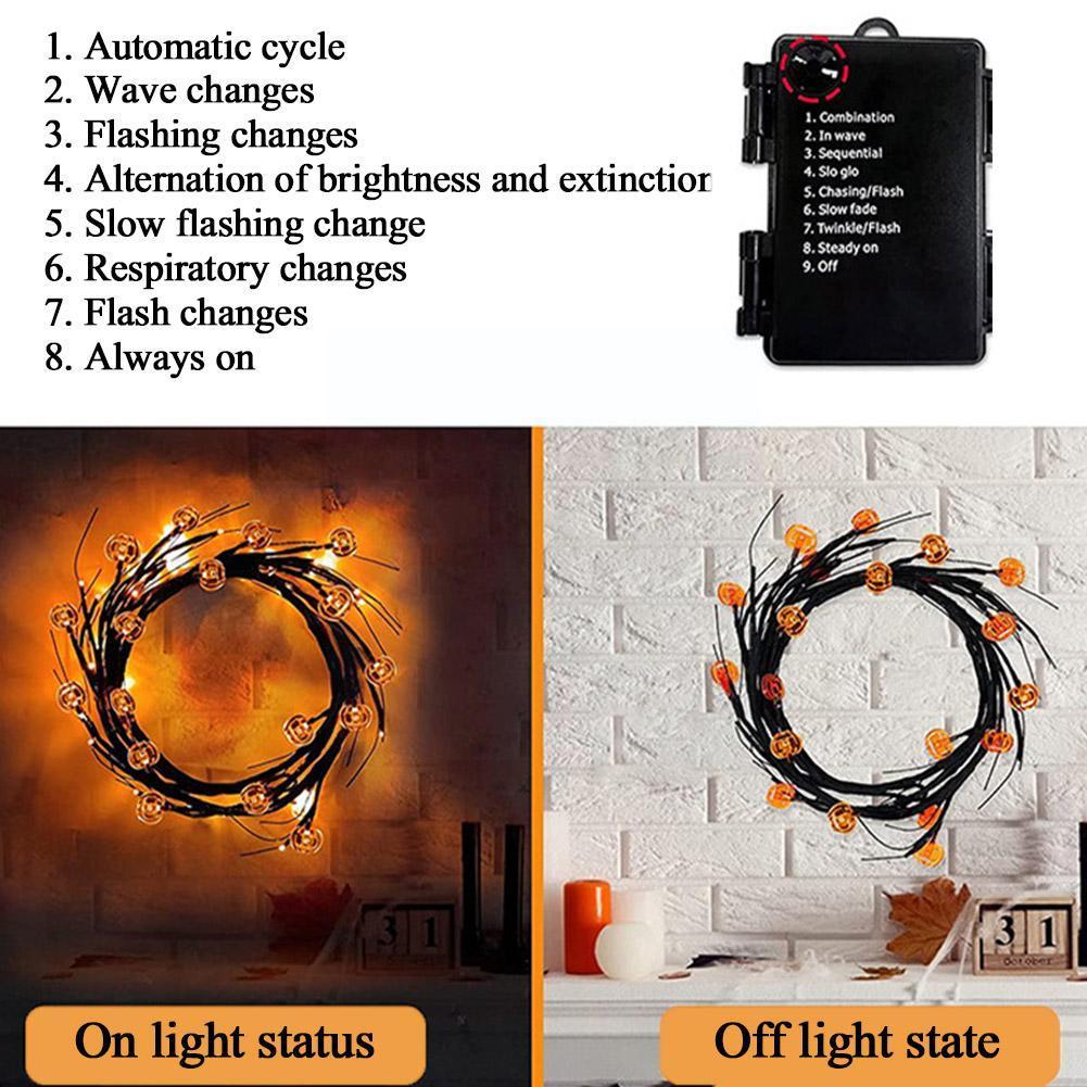 Cool Cartoon Willow Vine Halloween Lights