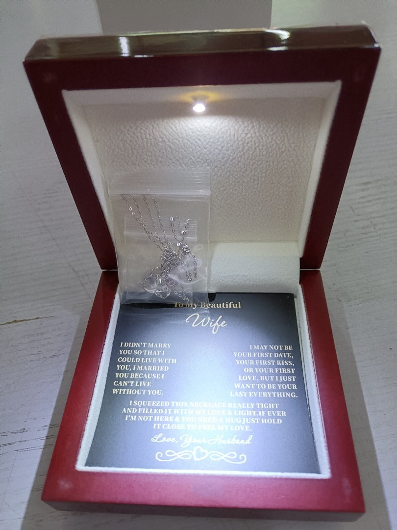 Eternal Star Silver Diamond Necklace