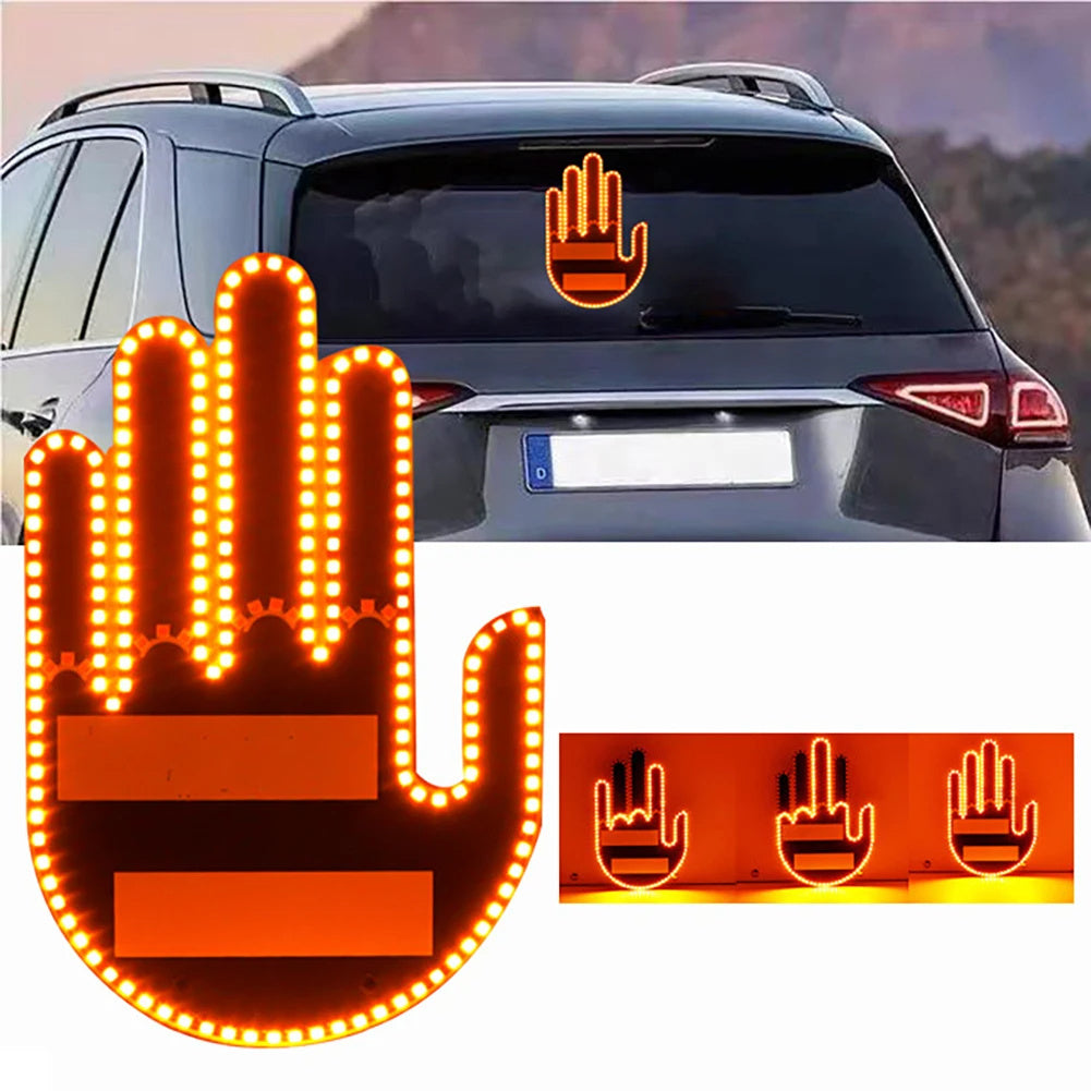Remote Road Rage Gesture Lamp