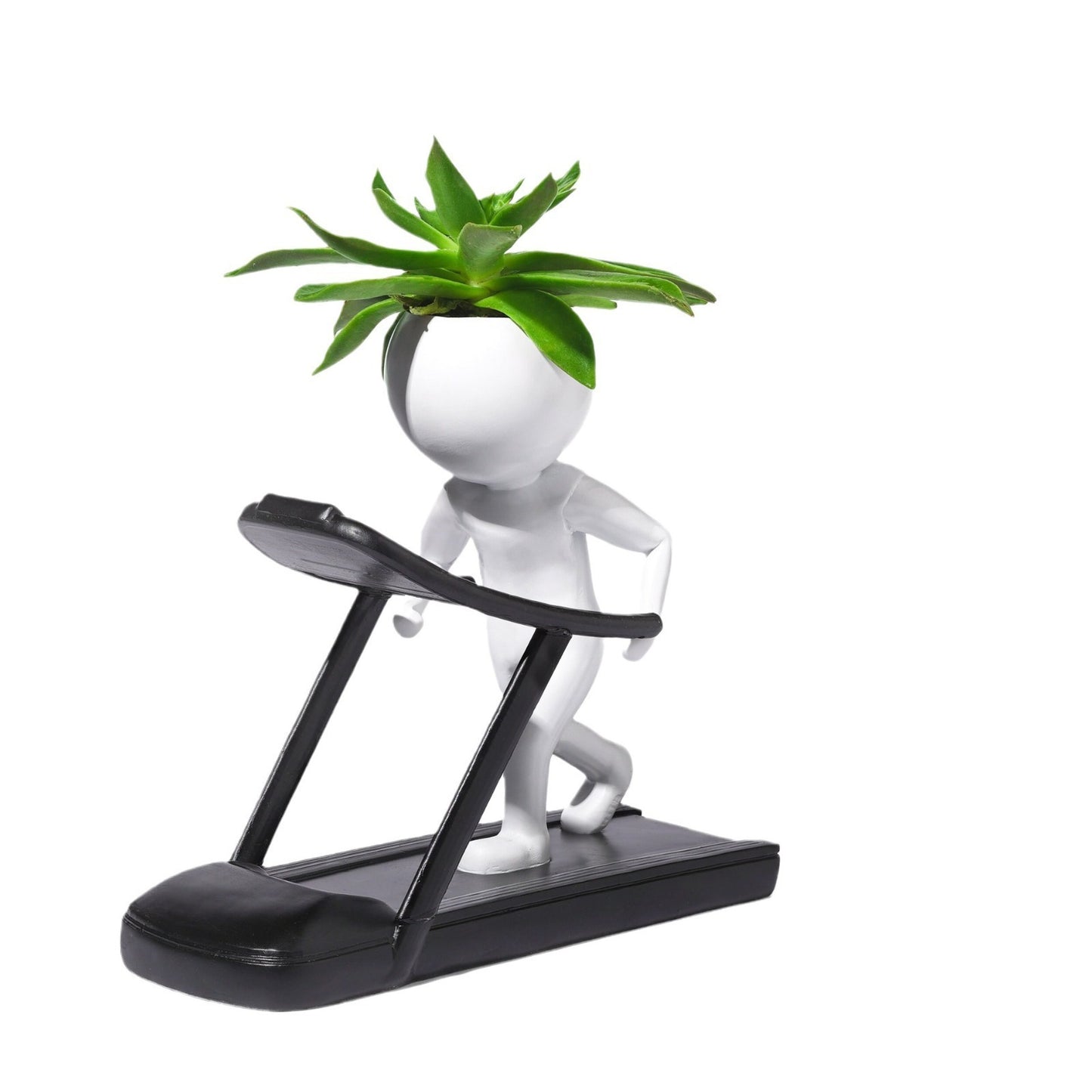 Fitness Villain Resin Plant Pot