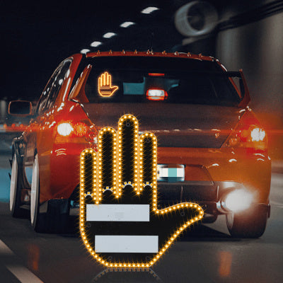 Remote Road Rage Gesture Lamp