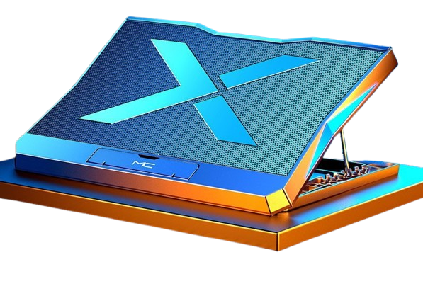 Foldable Laptop Cooling Stand with Radiator Design