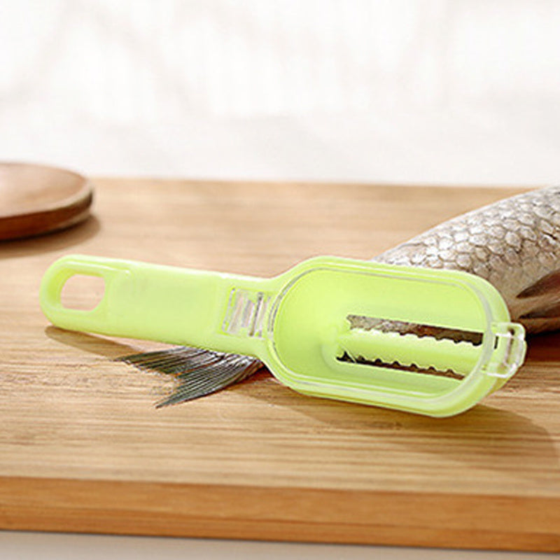 Plastic Kitchen Scale Scraper with Lid