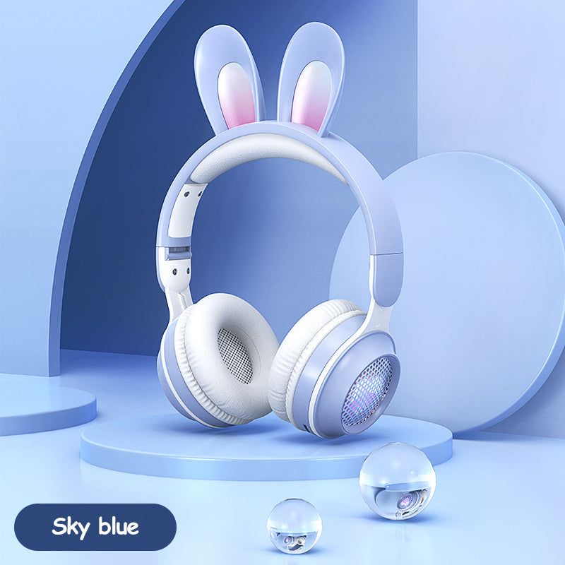 Cute & Bright Rabbit Ear Wireless Headphones