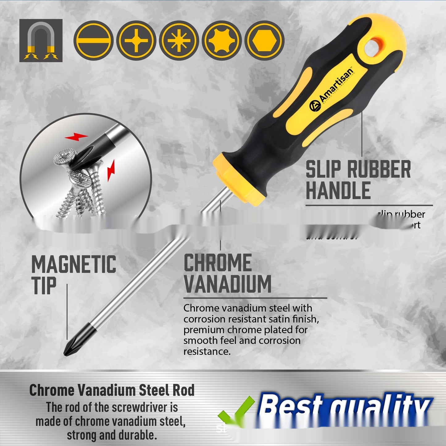 Magnetic Screwdriver Tool Set