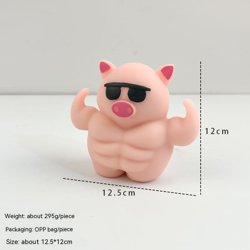 Pig-Shaped Squeeze Stress Relief Toy
