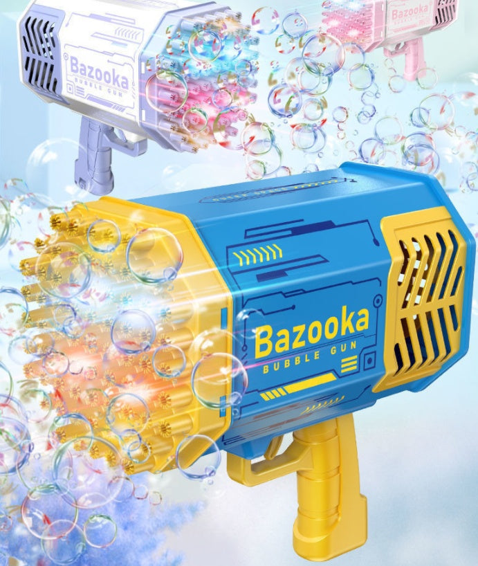 Rocket Bubble Blaster – 69-Hole Automatic Soap Bubble Machine