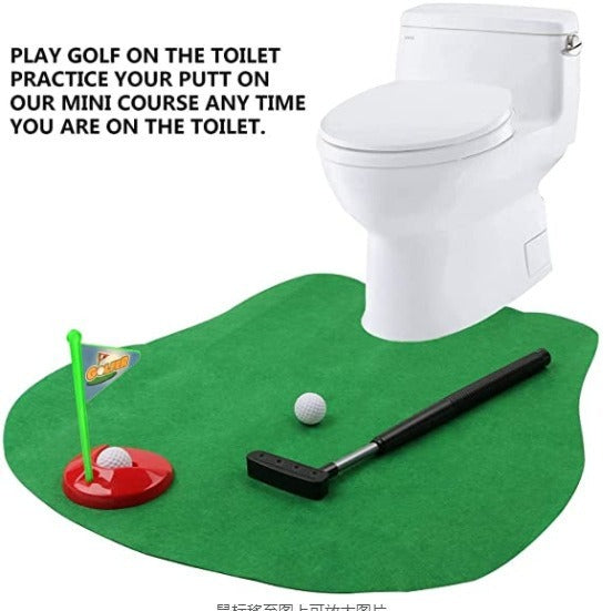 Mini Toilet Golf Set – Fun Leisure Sports Toy