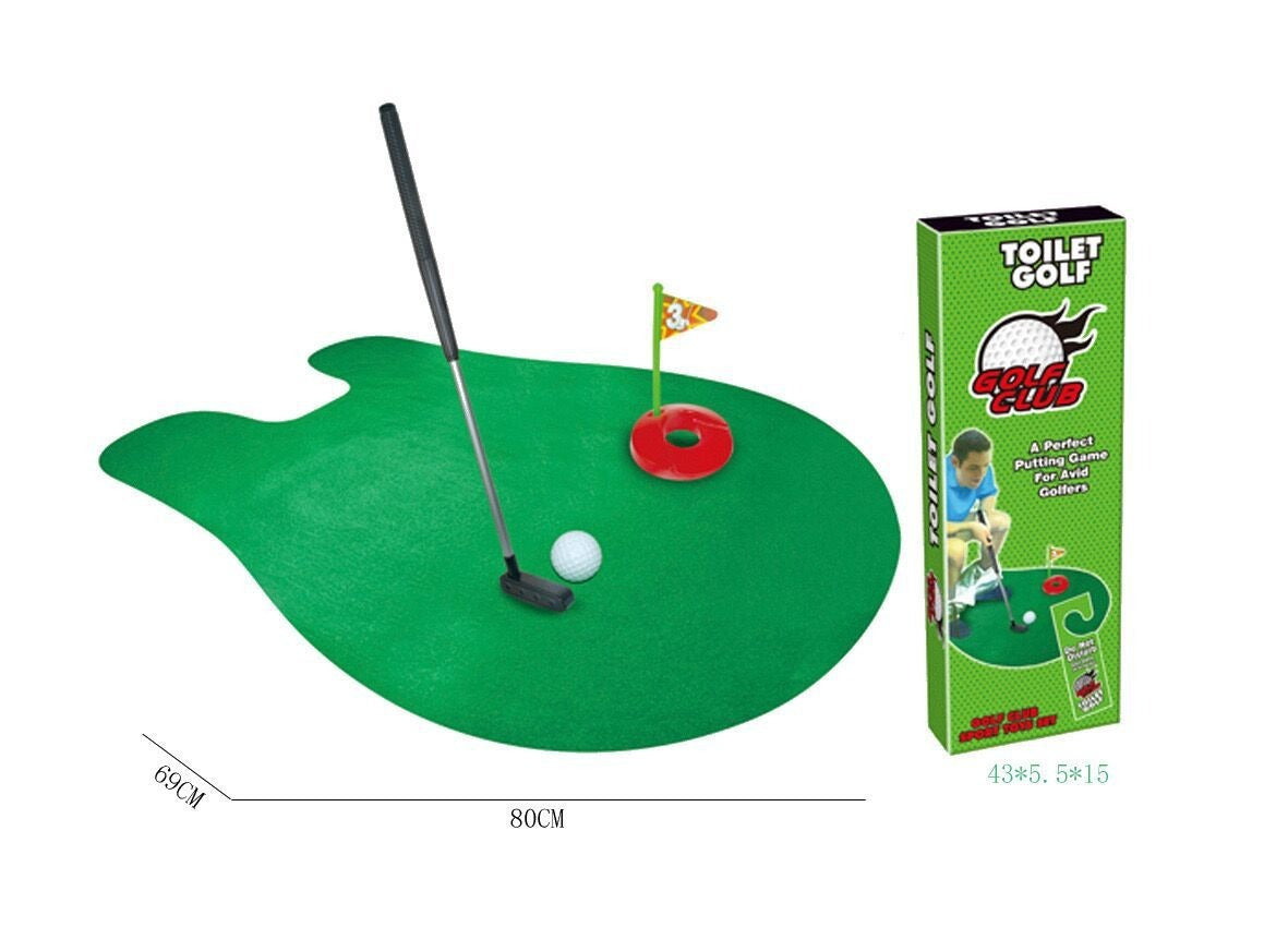 Mini Toilet Golf Set – Fun Leisure Sports Toy