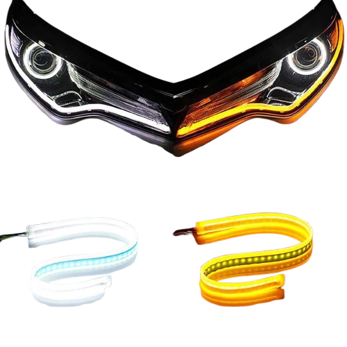 2x 60cm Dynamic LED Strip Turn Signal & Daytime Running Lights