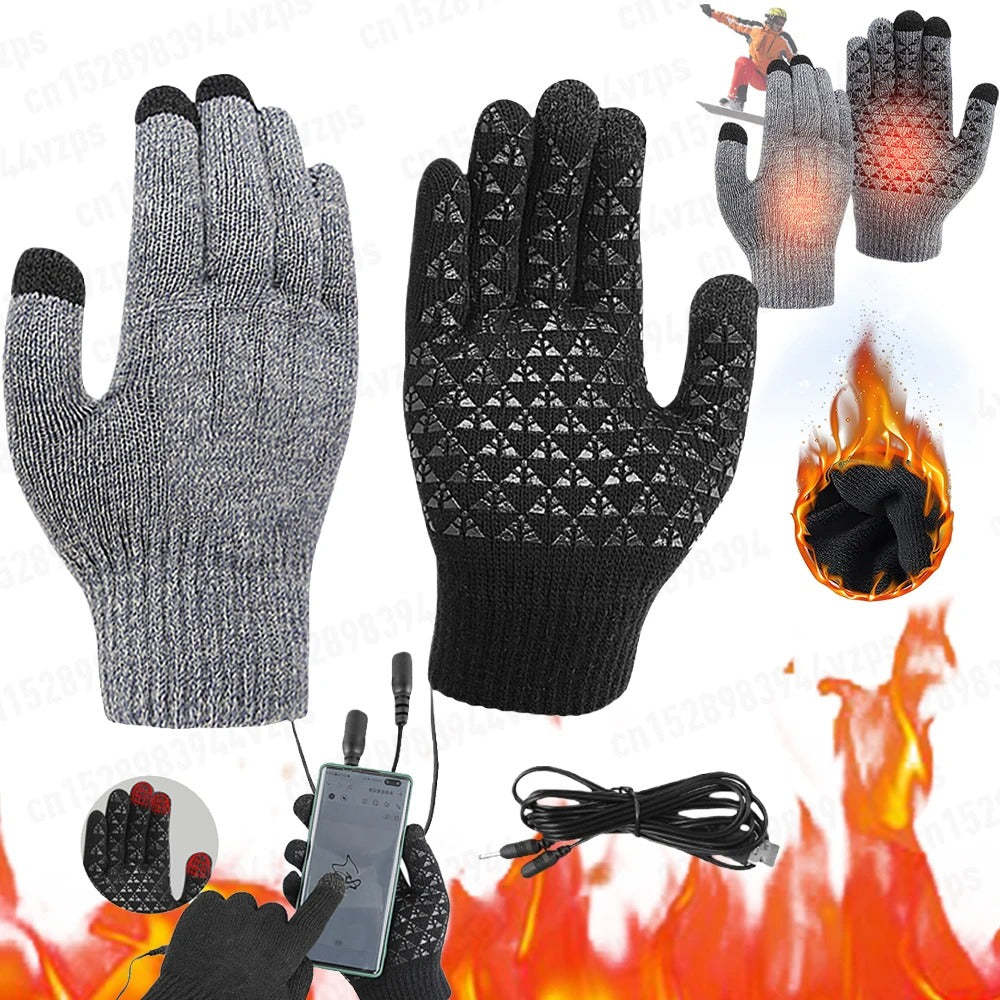 ThermoGoods USB Heated Knit Gloves