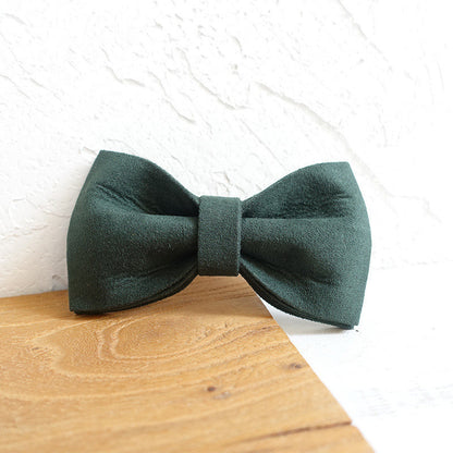 Stylish Pet Collar & Bow Tie With Leash