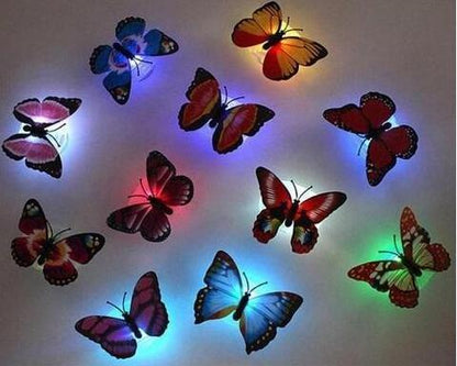 12-Pack Butterfly Night Lamp LED