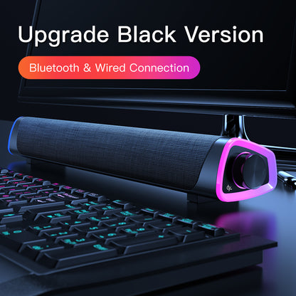 4D Stereo Sound Speaker Bar – Bluetooth & Wired