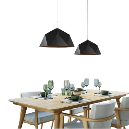 Colorful Geometric Hanging Lamps