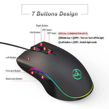 Neon Strike Wired Gaming Mouse