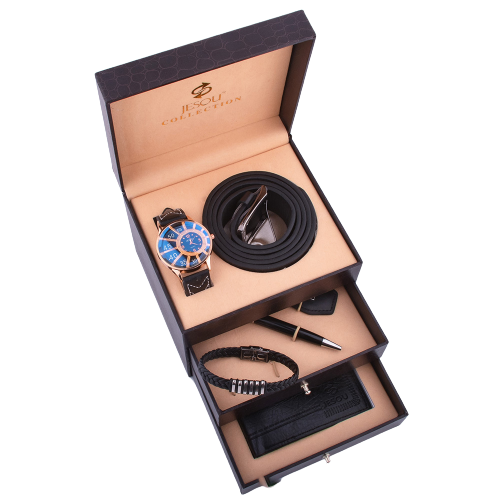 Luxury Men's Leather Gift Set