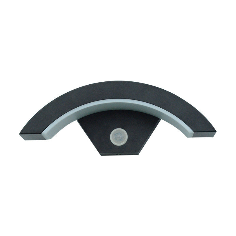Motion Sensor Curved Wall Lamp