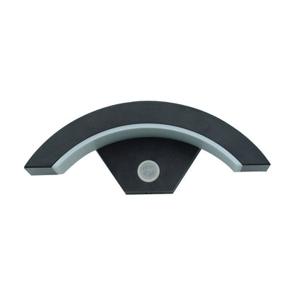 Motion Sensor Curved Wall Lamp