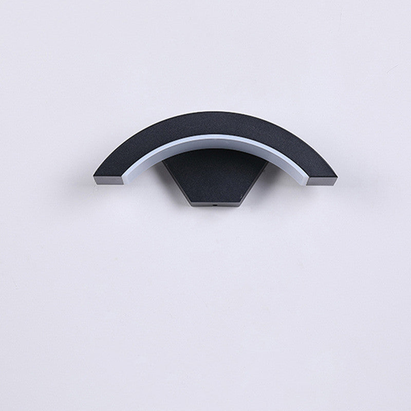 Motion Sensor Curved Wall Lamp