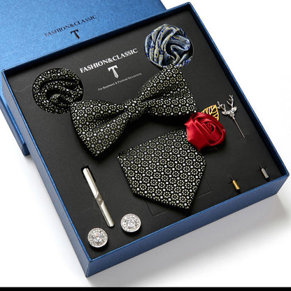 Men's Fashion Tie & Scarf Gift Set