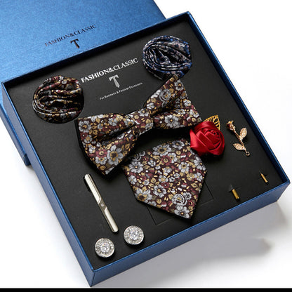 Men's Fashion Tie & Scarf Gift Set