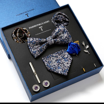 Men's Fashion Tie & Scarf Gift Set